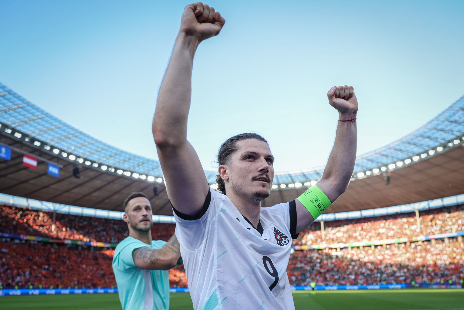 奥地利球员在比赛中踢出精彩 奥地利球员在比赛中踢出精彩